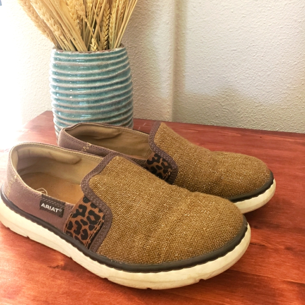 Ariat Cuiser Burlap & Leopard